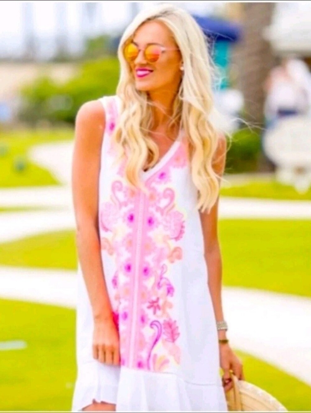 Lilly Pulitzer Thalia Embroided Swing Dress-Rare-Circa 2017-Medium